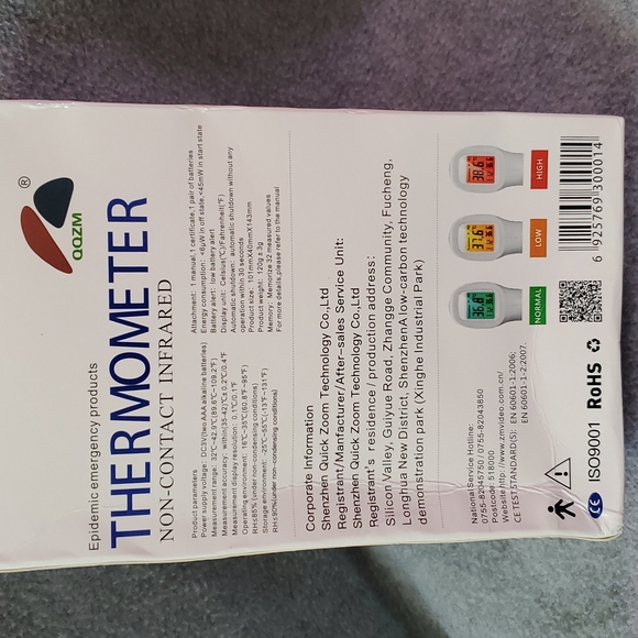 Non-Contact Thermometer - Picture 2 of 2